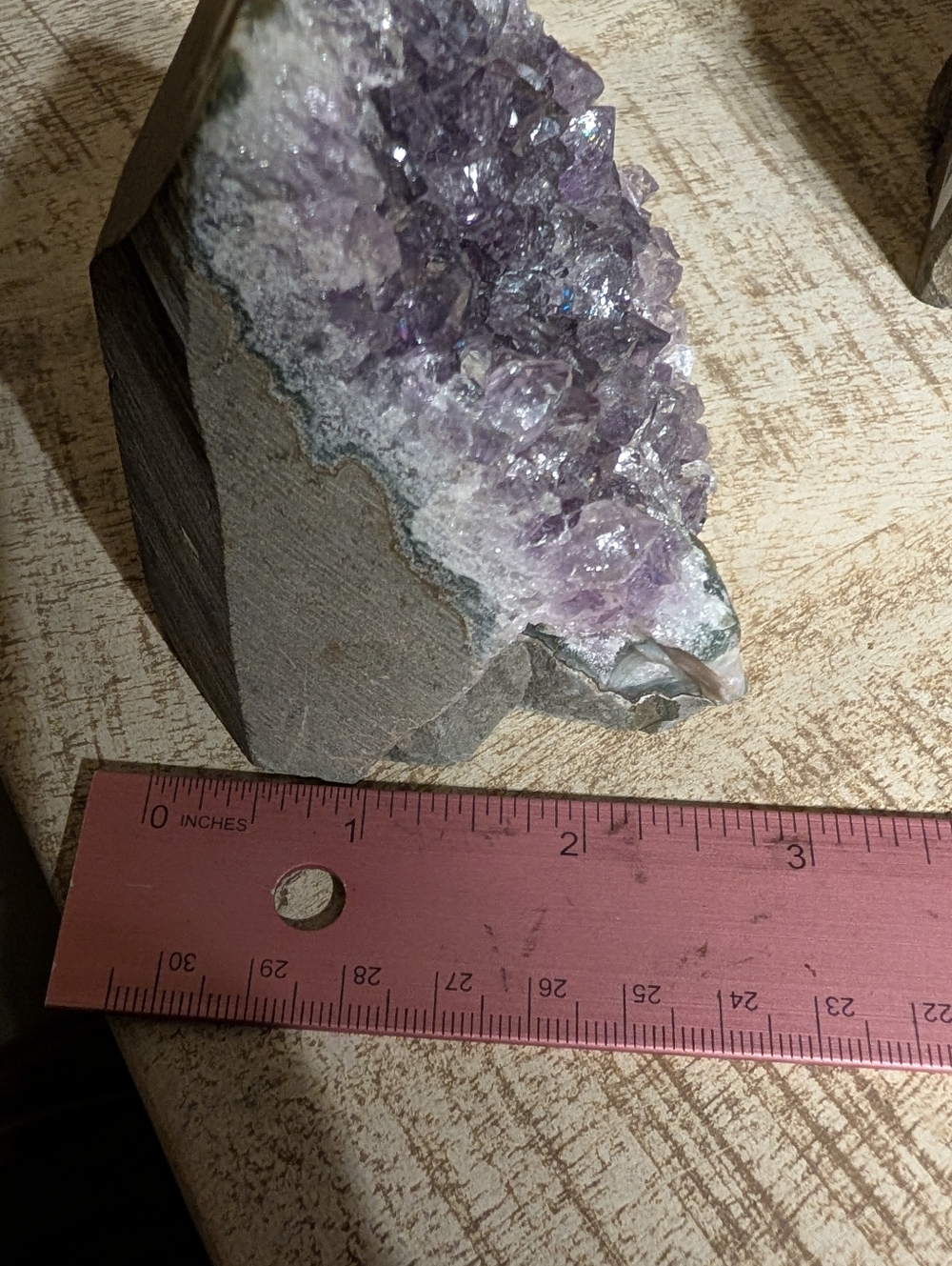 Trio (3) of Brazilian Amethyst Deep Purples 1lb Each - Picture 9 of 16